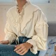 Camicie da donna con top eleganti casual vintage nuove