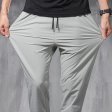 Pantaloni elastici da ghiaccio per sport estivi larghi da uomo nuovi